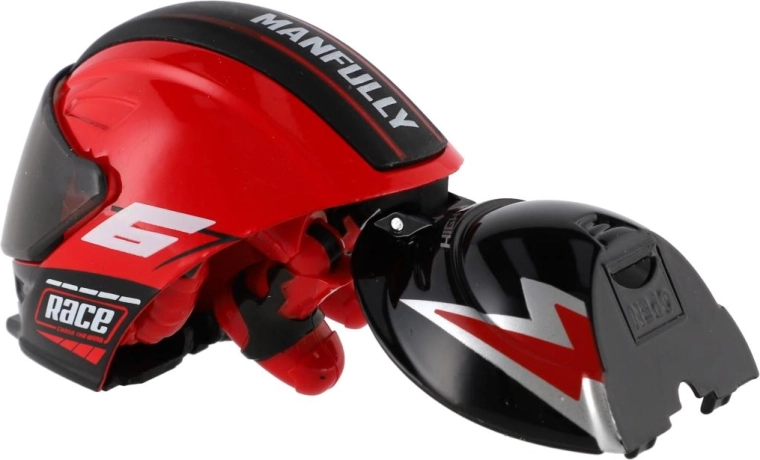 Odnímateľná helma pre realistickosť