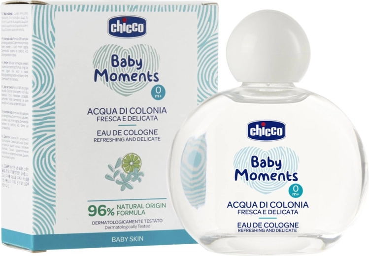 Chicco jemná detská parfumovaná voda Baby Moments Delicate 100 ml