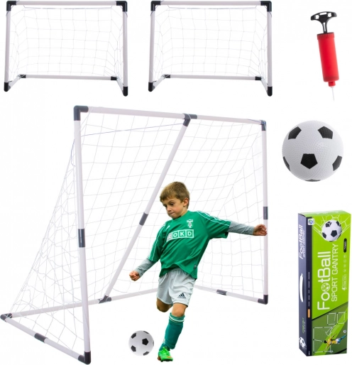 Futbalová brána 2v1 pre deti 143x110x70 cm