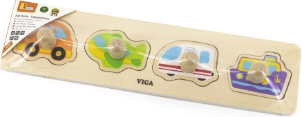 drevená vkladačka dopravné prostriedky pre najmenších VIGA
