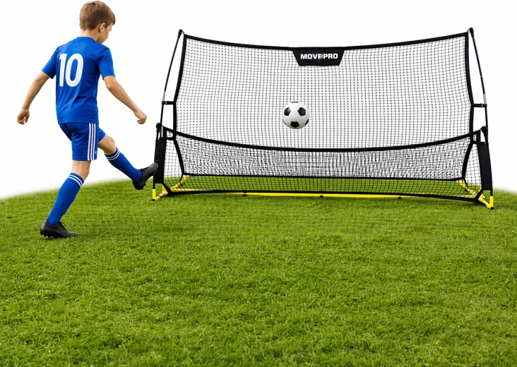 MovEpro obojstranný futbalový rebounder 223 × 118 cm