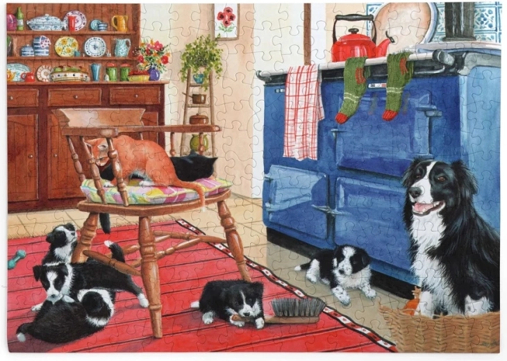 House of Puzzles Domáce zvieratá – puzzle s 250 veľkými dielikmi