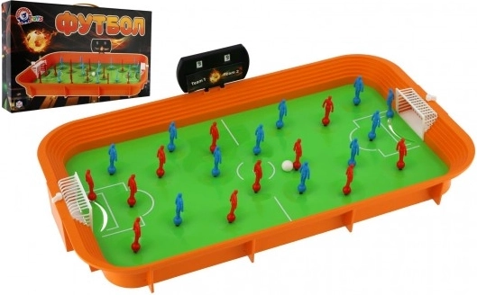Stolný futbal z plastu s ukazovateľom skóre, 53 × 31 × 9 cm
