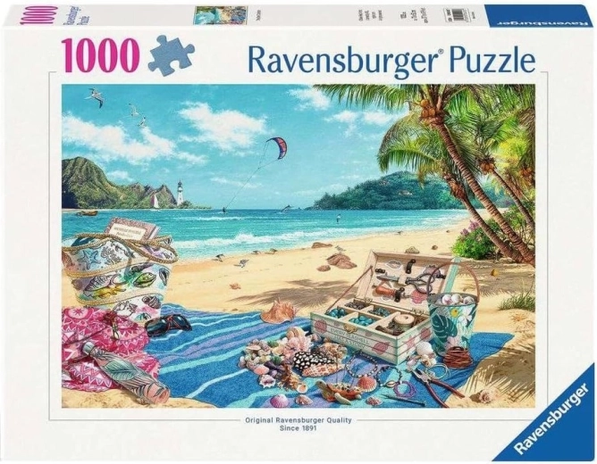 Ravensburger puzzle Zberateľ mušlí 1000 dielikov