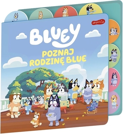 Bluey: spoznaj rodinu Bluey – detská obrázková kniha