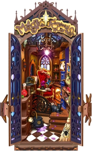 RoboTime 3D skladačka knižná zarážka čarovný fantasy kútik