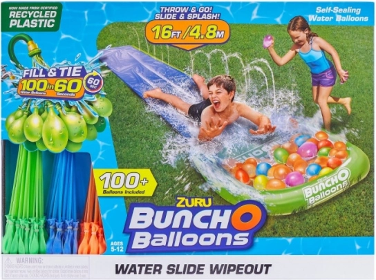 Bunch O Balloons šmýkačka 1-dráhová s balónmi