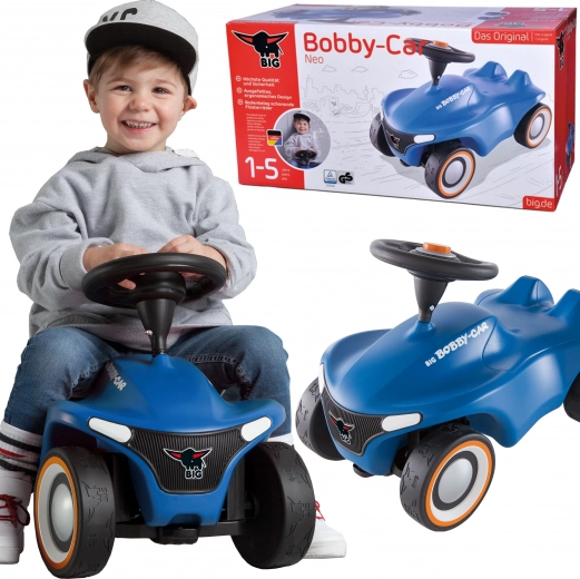 Modré odrážadlo BIG Bobby Car Neo