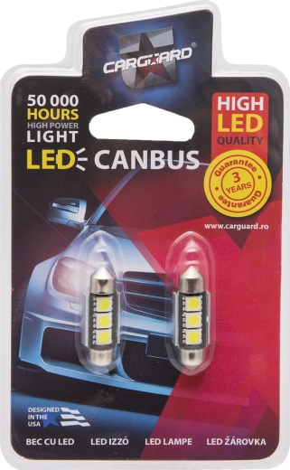 LED sufitová žiarovka 36 mm 12 V 3 W