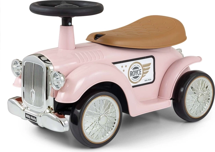 Milly Mally retro odrážadlo Royce ružové