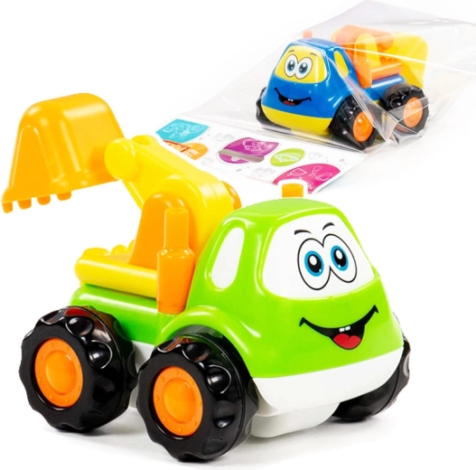Detské auto rýpadlo – plastové stavebné auto