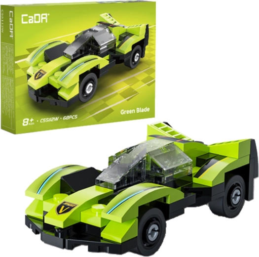 Stavebnica CaDA pretekárske auto Green Blade (68 dielikov)