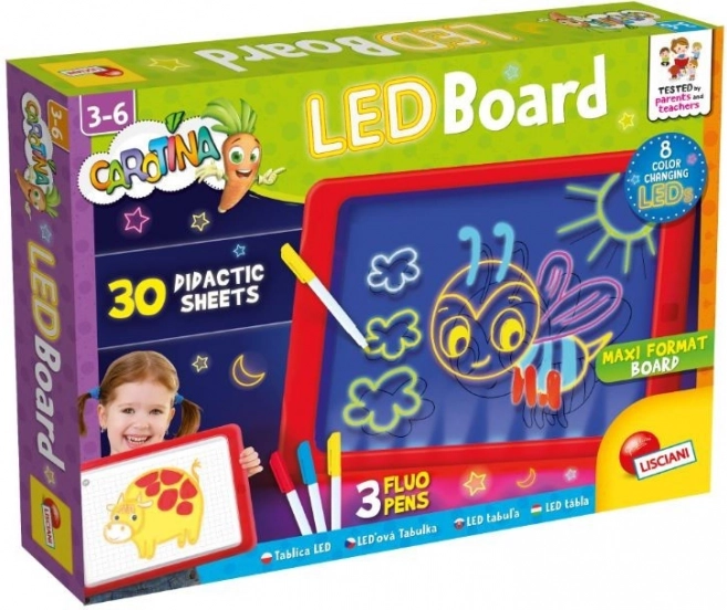 Svetelná LED tabuľa CAROTINA pre deti