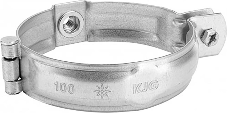 Objímka zvodovej rúry bez hrotu 80 mm, pozinkovaná