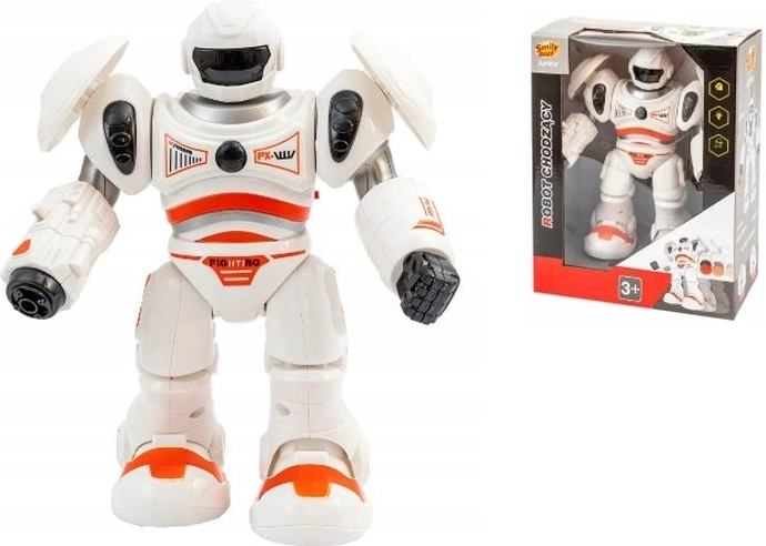 Interaktívny chodiaci robot SmilyPlay oranžový