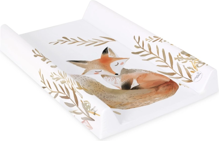 Ceba Baby prebaľovacia podložka s pevnou doskou 50 × 70 cm Basic Red Fox