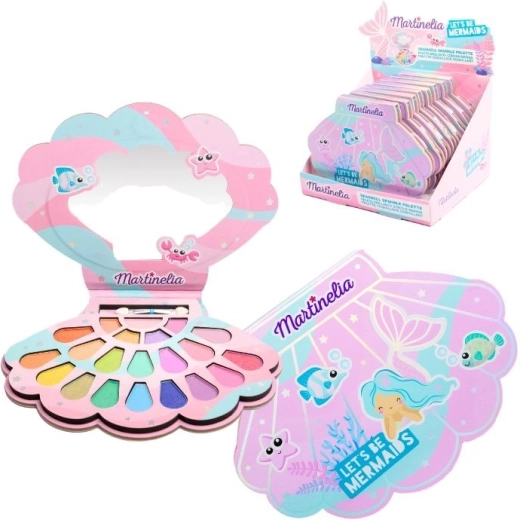 Martinelia Let’s Be Mermaids paletka očných tieňov mušľa - 1 kus
