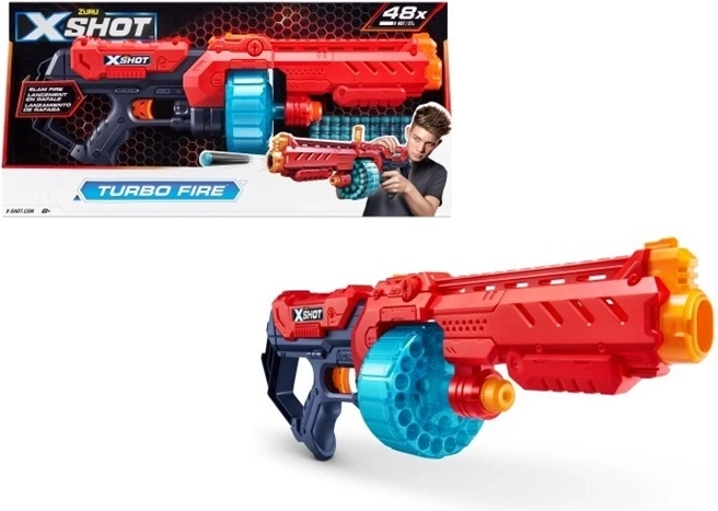 ZURU X-Shot Excel Turbo Fire vystreľovač penových šípok