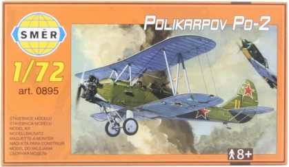 Model lietadla Směr Polikarpov Po-2 (kolesá) 1:72