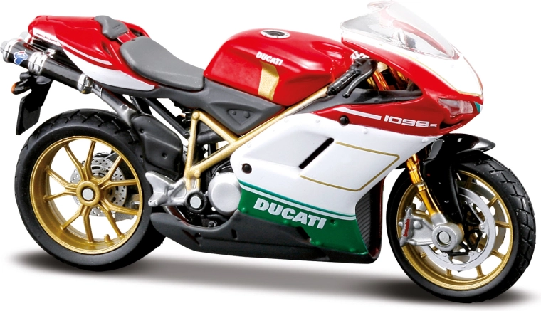 Maisto motocykel Ducati 1098 S Tricolore 1:18