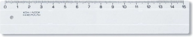 Pravítko 15 cm číre KOH-I-NOOR