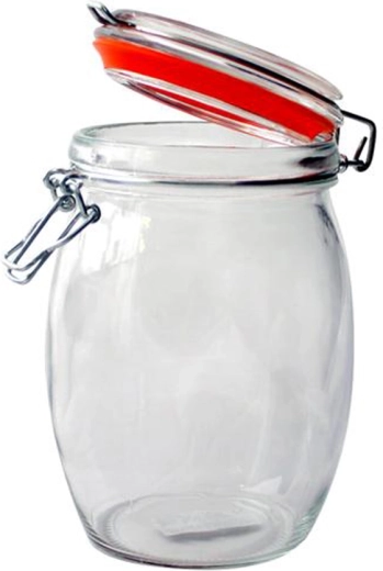 Sklenená fľaša s patentným uzáverom TORO 750 ml