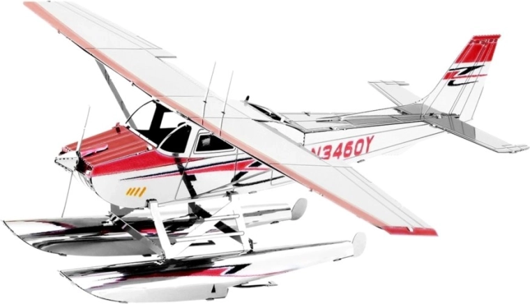 Kovový 3D model METAL EARTH Cessna 182 Hydroplán