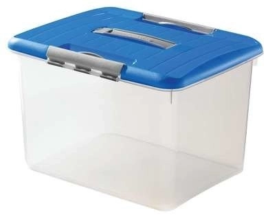 Úložný box Optima 30 l priehľadný