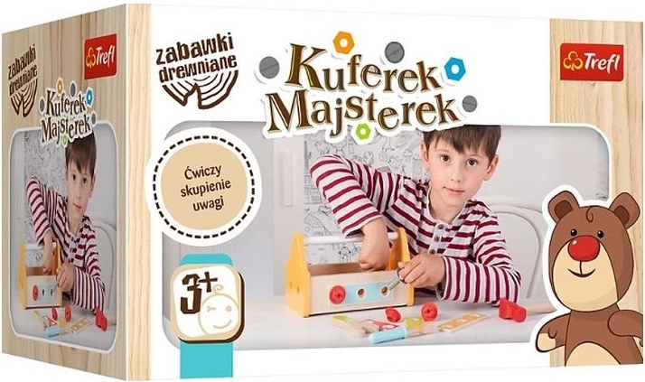 Trefl drevená hračka – kufrík Malý kutil