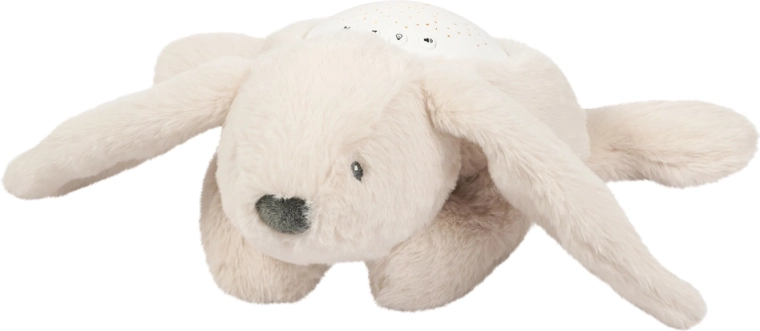 Nattou hudobný projektor s nočným svetlom zajačik béžový