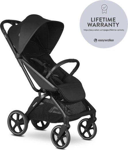 Easywalker Rockey L športový kočík Pure Black