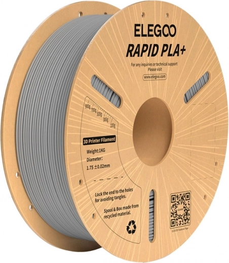 Filament ELEGOO Rapid PLA+ sivý