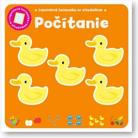 Leporelo harmonika so zrkadielkom – počítanie