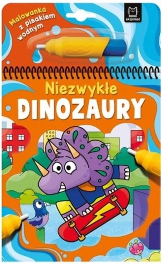 Vodné omaľovánky s vodným fixom Neobyčajné dinosaury