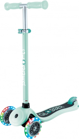 Globber Kolobežka Detská Trojkolečková Primo Lights V2 Dark Mint