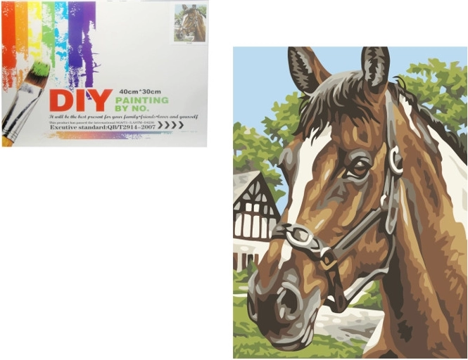 Maľovanie podľa čísiel – kôň