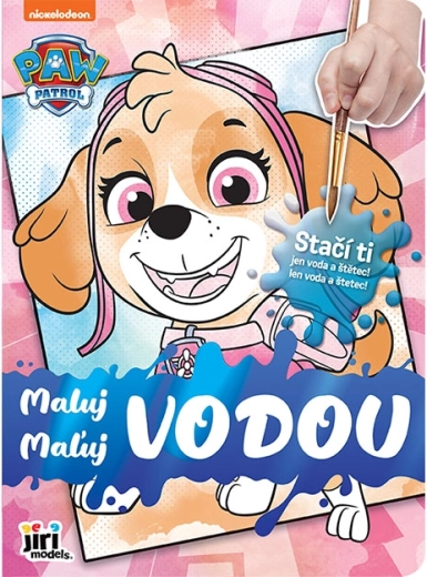 Maľuj vodou Labková patrola