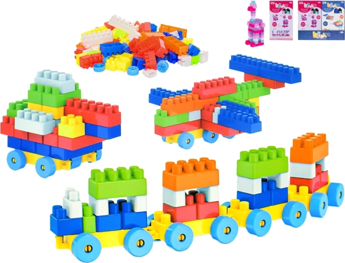 Stavebnica vozidiel 100 dielikov pre deti od 3 rokov