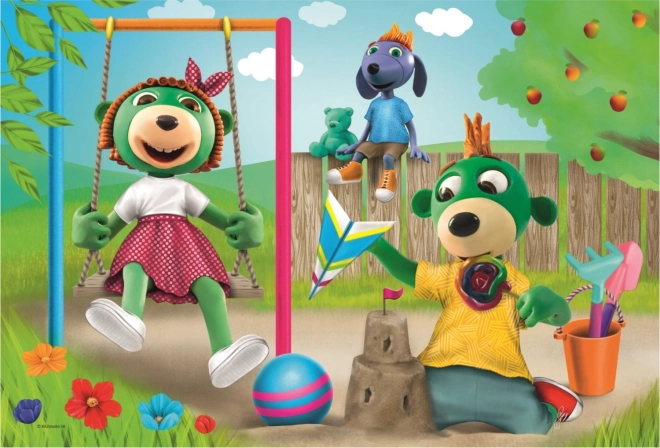 Puzzle Treflíci: Zábava v Záhrade 100 Dielikov