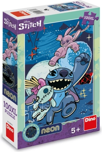 Puzzle Lilo & Stitch Neon 100 XXL Dieliky