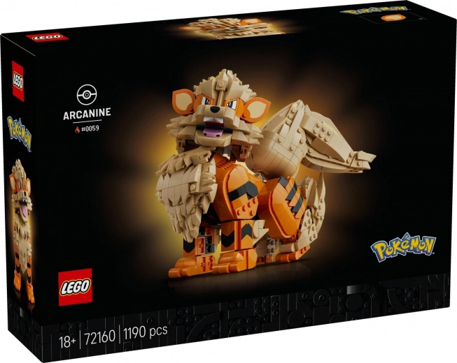 Stavebnica LEGO Pokémon Arcanine pre dospelých