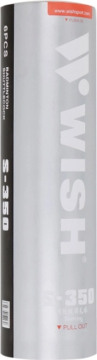 PVC badmintonové košíky WISH S-350, 6 ks