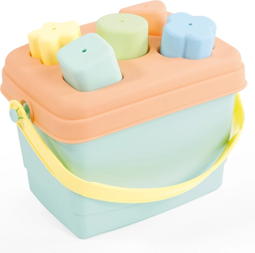 Vkladací kýblik – vzdelávacia hračka pre batoľatá