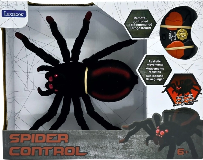 Lexibook plyšový pavúk na diaľkové ovládanie s LED očami
