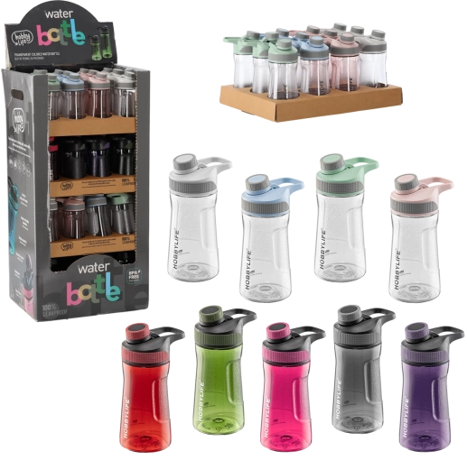 Fľaša na vodu 530 ml s ergonomickým úchopom HOBBYLIFE