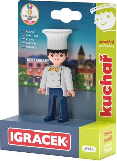 Efko Igráček kuchár – figúrka s doplnkami