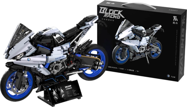Stavebnica športový motocykel – 1988 dielikov
