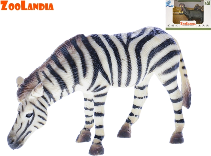 Zoolandia figúrka zvierat – zebra alebo hroch (9,5–12 cm)