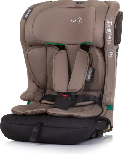 Autosedačka i-Size 76–150 cm s Isofix CHIPOLINO Lux X – Macadamia