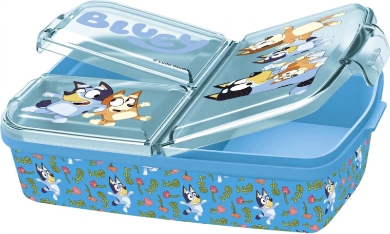 Viackomorový box na desiatu Bluey